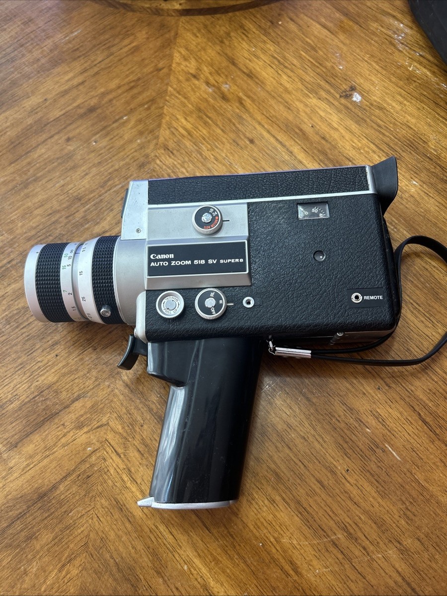 Canon AUTO ZOOM 618 SV SUPER 8 ケース付き Canon AUTO ZOOM 518 SV SUPER 8 専用ケース付き - メルカリ