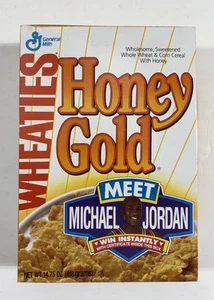 1993 Wheaties Honey Gold Michael Jordan FULL 14.75 oz Cereal Box with Order Form - Picture 1 of 10