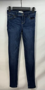 Ambercrombie Kids Skinny Stretchy Jeans Dark Blue Size 14 Slim - Picture 1 of 4