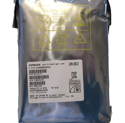 Hitachi HDS5C3020ALA632 0F12117 MNLA10 A10 H3D20003254S 3.5" 2TB Sata JUN-2012 - Image 1 of 3