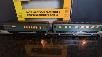 Rail King MTH Electric Trains O Great Northern Empire Builder combine/dinner set - Image 1 of 4