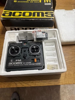 Acoms Vintage Ap535  Unused Rc Car Radio Gear 35mhz Hilux Blazer Bruiser 3spd - Image 1 of 3
