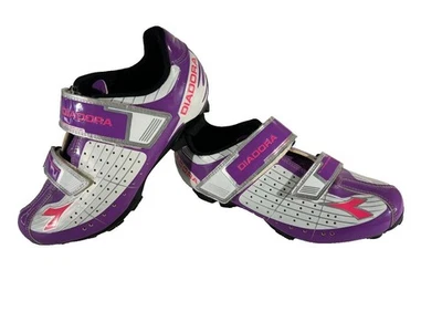 DIADORA Zapatos de Ciclismo MTB Botas de Bicicleta de Montaña Damas EU38 US7 Mondo 235 cs193 Foto 1 de 4