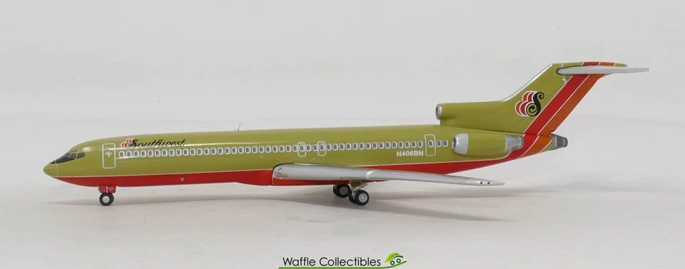 1:400 Gemini Jets Southwest Airlines B 727-200 N406BN 87812 GJSWA2216 Airplane - Image 1 of 1
