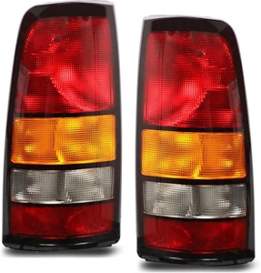 Luces traseras compatibles con Chevy Silverado 1999-2002 borde negro - Imagen 1 de 7