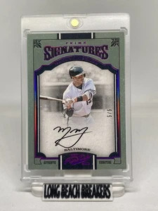 2016 Prime Cuts Prime Signatures Holo Purple #PSMM Manny Machado Auto /5 Padres - Picture 1 of 7