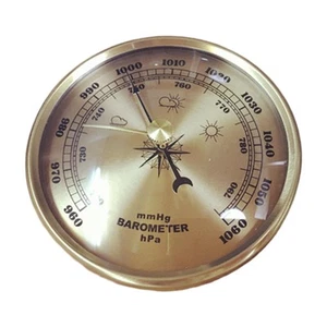 Barometer Round Wall Mount Weather Station for Indoor Outdoor Boat Breeding - Picture 1 of 6