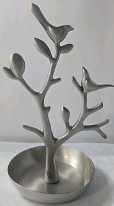 Jewelry Ring Holder Red Envelope Sculpted Catch all Birds Silver - Picture 1 of 4