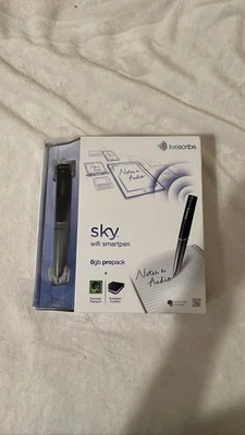 Livescribe Sky Wi-Fi Smartpen 8 GB Propack Notas Audio Evernote. CAJA SIN ABRIR Foto 1 de 3