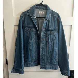 Line of Trade Montana Blue Denim Trucker Herren Jacke Vintage Größe Medium - Bild 1 von 6