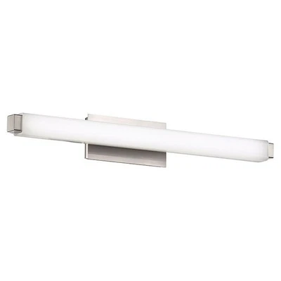 Pottery Barn Holten Bathroom Lighting 18" Brushed Nickle Finish NEW Retail $249 - Image 1 of 4