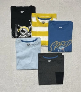 Spotted Zebra T-Shirts Boy’s XL 5-Pack Long Sleeve Power Catz Speed Demon NWT - Picture 1 of 10