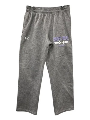 Calça de Moletom Mount Union Raiders Under Armour Storm Feminina M Cinza Solta Roxa - Imagem 1 de 4