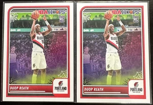 2023-24 Panini Haunted Hoops - Duop Reath RC #111 Blazers Rookie 2 Cards - Picture 1 of 2