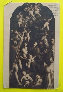 VERCELLI: chiesa di S.Cristoforo - la Madonna in trono e Santi 1907 - Picture 1 of 1