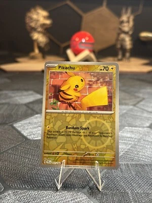 Pikachu 051/162 Sv05: Temporal Forces Reverse Holo - Image 1 of 3