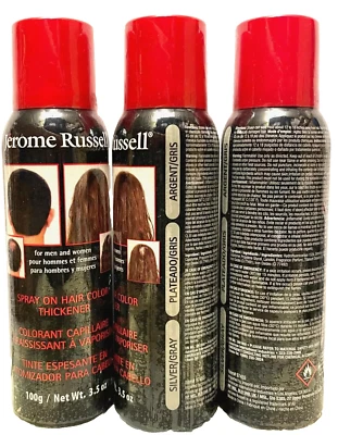 Espesante de color de cabello Jerome Russell gris plata spray 100 ml 3,5 oz Foto 1 de 2
