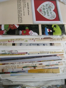 lot 55 CREATIVE CIRCLE embroidery patterns Vintage 1970s-80s - Picture 1 of 12