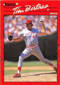 1990 Donruss #493 Tim Birtsas NM-MT Reds