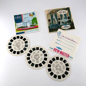 View-Master 1964 The White House Washington DC 3 carretes paquete/folleto A793-GE1 - Imagen 1 de 8