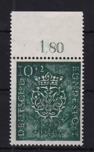 AH560) BRD Abart 121 BACH "PROBEDRUCK" postfrisch Befund SchlegelBPP EINWANDFREI - Bild 1 von 3