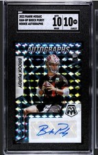 Brock Purdy '22 Mosaic Rookie Auto SGC 10/10 Perfect Gem San Fransisco 49ers 🔥