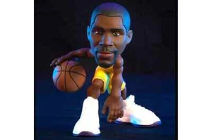 Magic Johnson smALL-STARS Minis Legends Los Angeles Lakers 6' w/ Purple & Gold - Picture 1 of 13