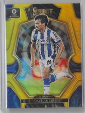 2022-23 Panini Select La Liga David Silva Gold Prizm #8/10 Mezzanine