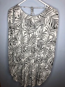 VOLCOM Women's Shorts Romper Black And White Size X-Small - Picture 1 of 6
