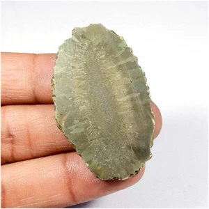 Golden Pyrite Slice Geode Cabochon Loose Natural Gemstone 119 Cts #8270 - Picture 1 of 7