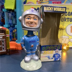 Wacky Wobbler Space Ace Captain Johnny Figure 1999 giocattolo vintage modello da collezione - Foto 1 di 9