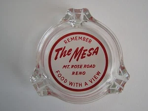 The Mesa Restaurant Casino Reno Nevada Tri Lobe Ashtray - Picture 1 of 7