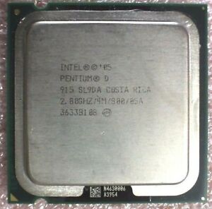 Intel Pentium D 915 SL9DA 2.80GHz 4MB 800MHz LGA775 CPU Presler Dual-Core CPU