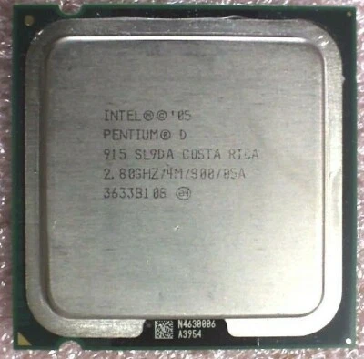 Intel Pentium D 915 SL9DA 2.80GHz 4MB 800MHz LGA775 CPU Presler Dual-Core CPU - Image 1 of 4