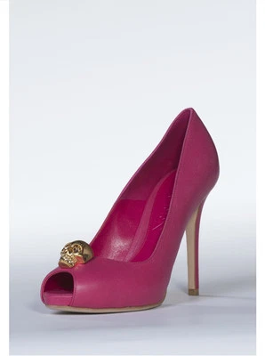 Alexander McQueen Skull Swarovski Pumps Shoes 40 1/2 - Image 1 of 4