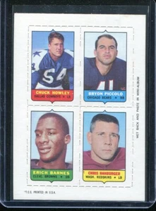 1969 Topps Four In One Football Brian Piccolo (NM-MT) Near Mint to Mint - Picture 1 of 2
