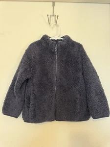Uniqlo Kids Fleece Zip Up Sweater Size 5-6 - Picture 1 of 2