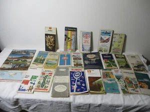 LARGE LOT OF GAS OIL PETRO PETROLEUM MAPS GULF SOHIO SINCLAIR TEXACO SUNOCO 66 - Picture 1 of 9