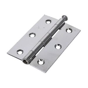 TIMCO Butt Hinges Loose Pin (1840) 90 x 60mm 2 Pieces Polished Chrome