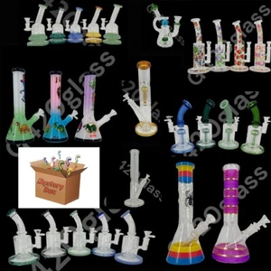 Caja Ciega 1 pieza Vidrio Big Bong Pipa para Fumar Cachimba Pipas de Agua Percolador Bongs - Imagen 1 de 10