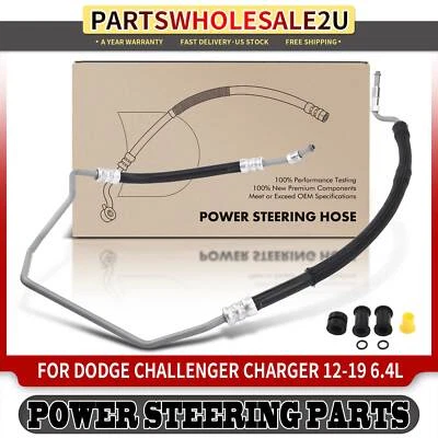 Power Steering Pressure Line Hose Assembly for Chrysler Dodge Challenger Charger - Image 1 of 4