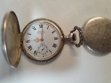 AERO Pocket watch NEUCHATEL W/Western Picture Embossed - Hand Wind - Closed Face