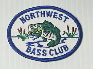 Northwest Bass Club Embroidered Patch - Fishing Oregon Washington Canada - New - Picture 1 of 4