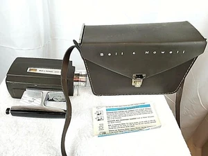 Vintage Bell & Howell Super Eight MM Optronic Eye Camera with leather Case - Picture 1 of 5