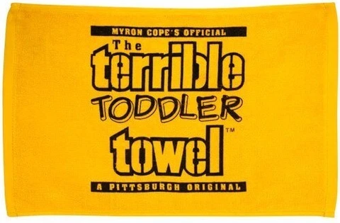 Myron Cope's Official Pittsburgh Steelers Terrible Toddler Towel Cover