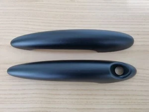 UK NEW 2 MATT BLACK Door Handle Covers Trims for MINI COOPER R50 R52 R53 R56 R57 - Picture 1 of 7