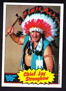1985 TOPPS WWF #20 CHIEF JAY STRONGBOW ROOKIE - Picture 1 of 2