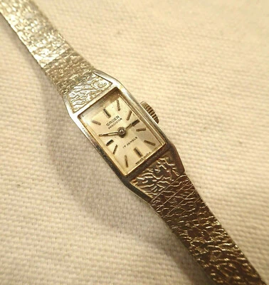 Gruen Wristwatch 17J Vintage Ladies 673 Precision Gold Filled Parts or Repair - Image 1 of 4