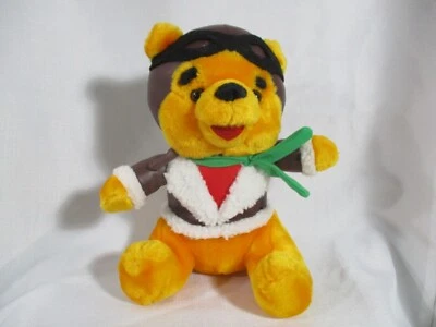 Peluche DGE Cuddle Toy 1999 ~ Winnie The Pooh Aviator Pilot 12” Foto 1 de 4