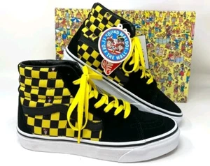 New Vans SK8-Hi Where's Waldo Checker Shoes Size 10.5 Men - Picture 1 of 7